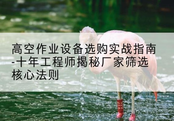镇远剪叉式升降机厂家-高空作业设备选购实战指南-十年工程师揭秘厂家筛选核心法则